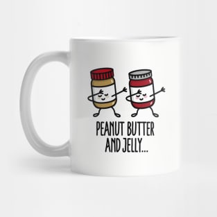 Dabbing dab peanut butter and jelly jar Mug